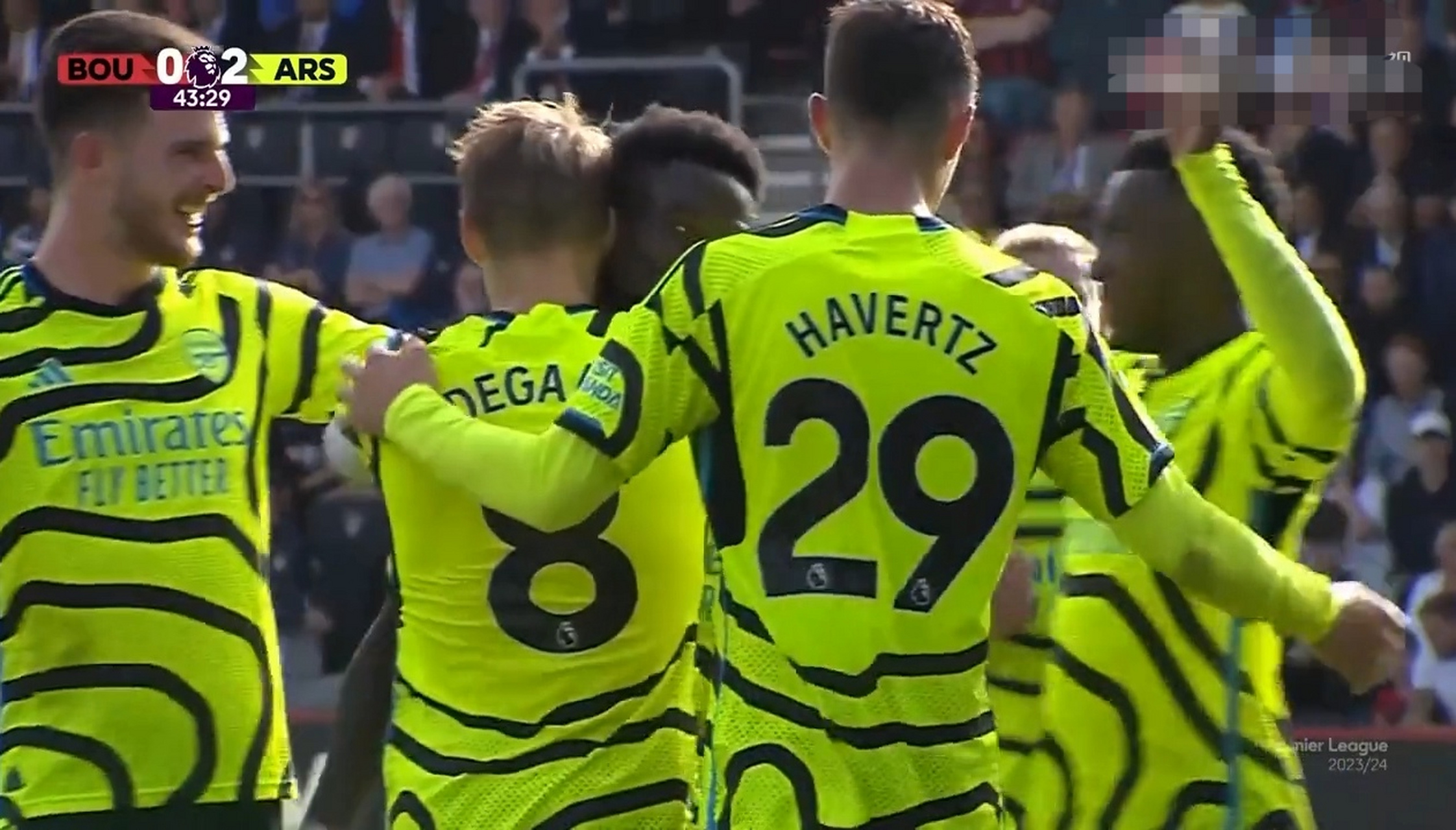 阿森纳客场险胜伯恩茅斯，重回胜轨